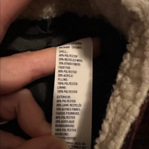 New American Eagle Plaid Moto Jacket - Picture 6 of 7